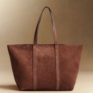 Sezane GABIN BAG Chocolate Suede